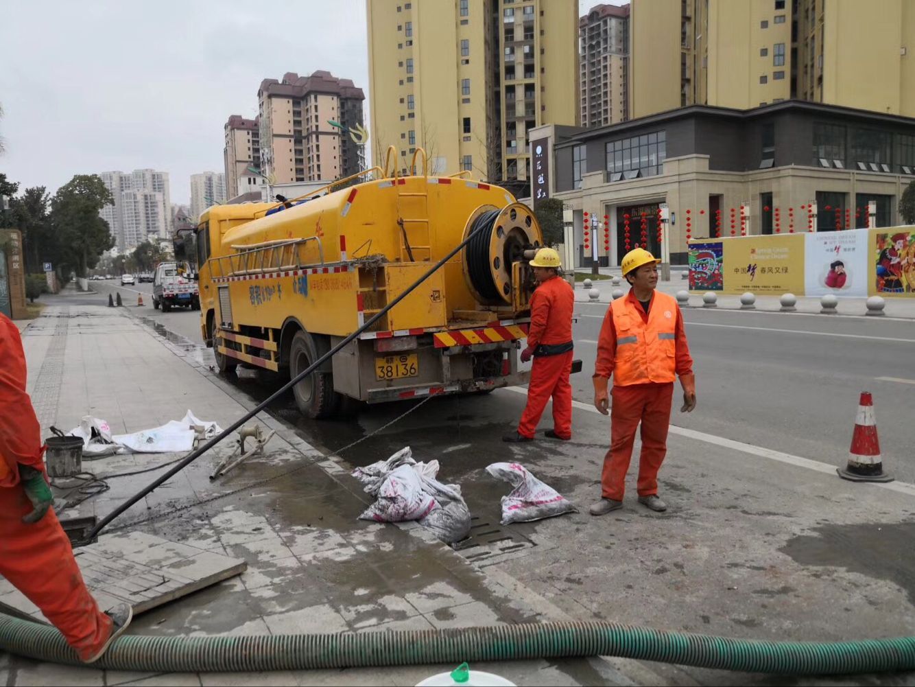 修水排污管道清淤-管道清洗